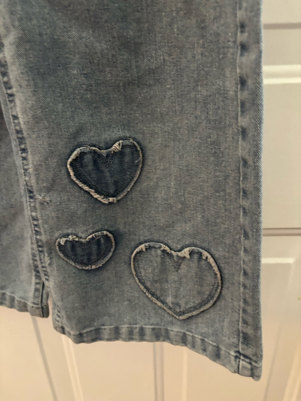 Girl’s size 7 Heart Patch Denim Jeans